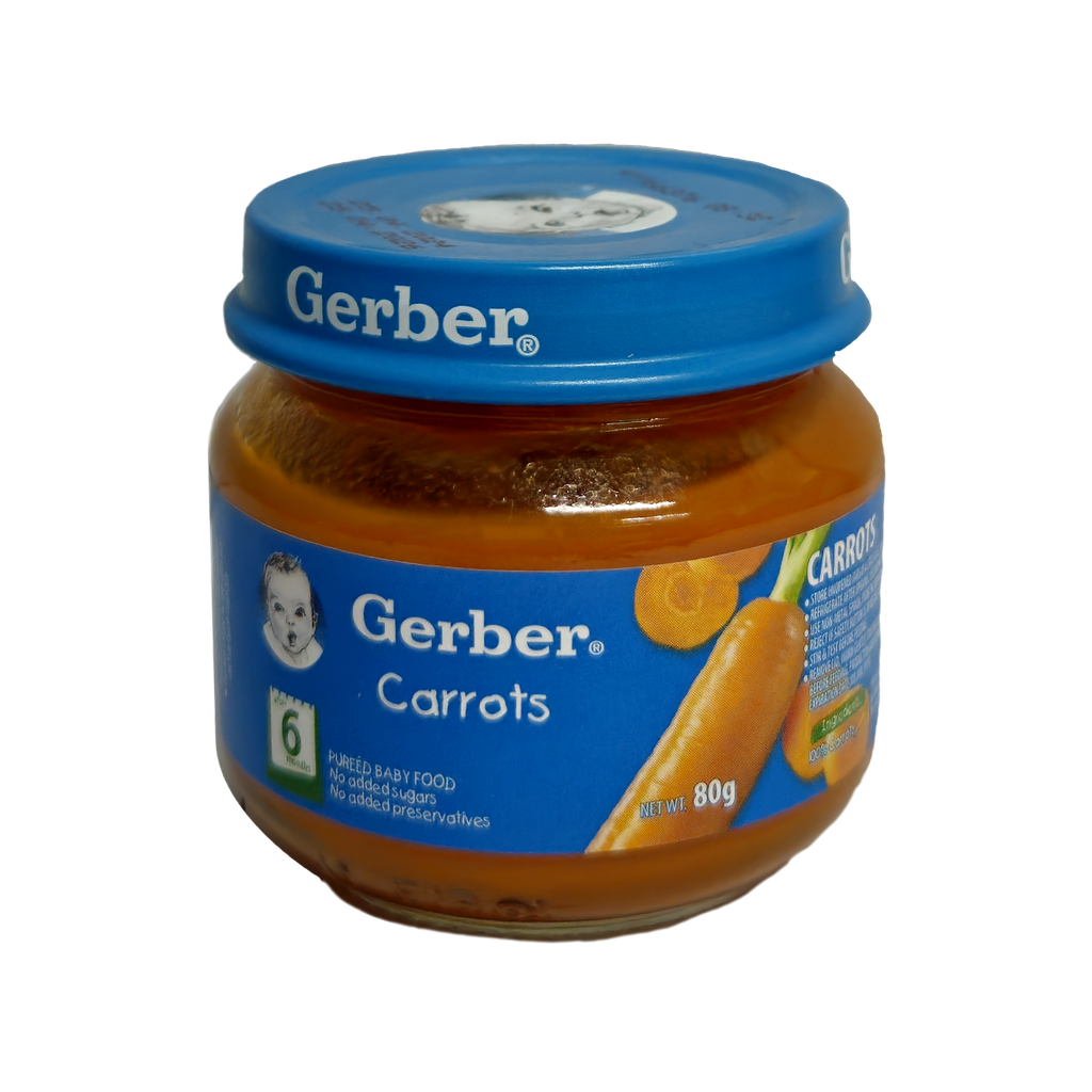 GERBER CARROT 80G x 6 PCS