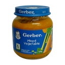 GERBER MIXED VEG 125G x 6 PCS