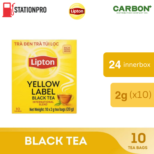 LIPTON YLW LBL BLACK TEA ENV 24x(10X2G)