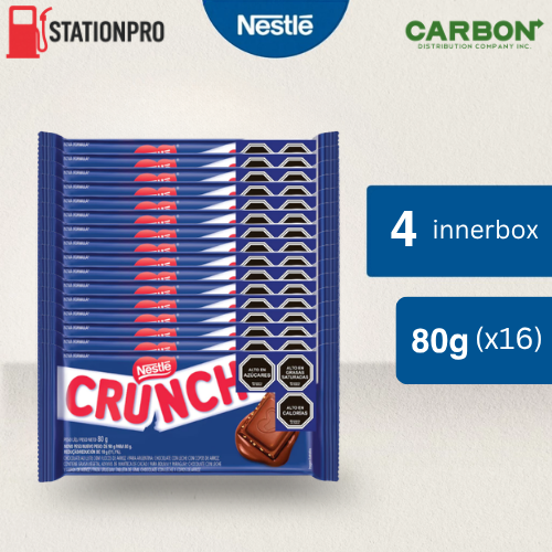 CRUNCH Chocolate 4(16x80g) BR
