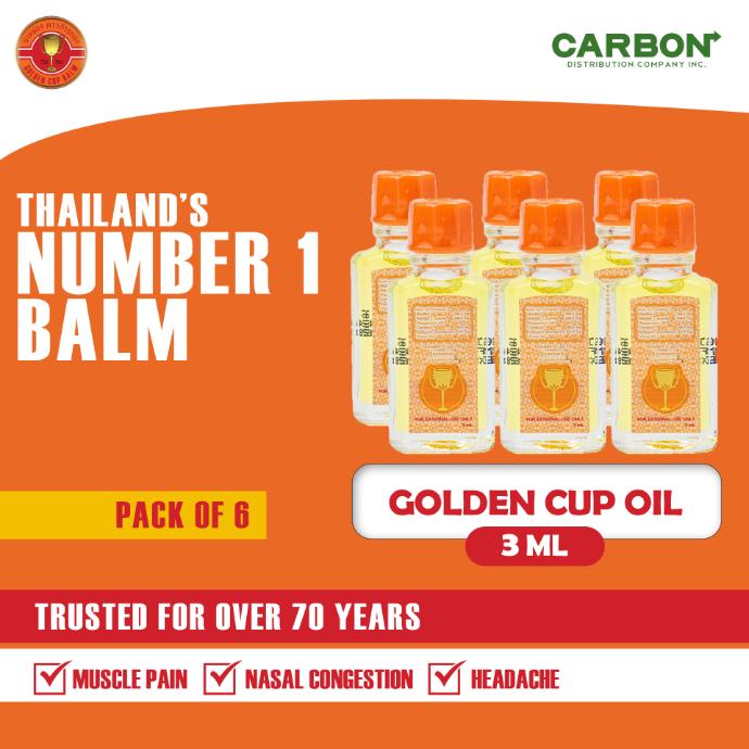 GOLDEN CUP OIL 3ML X 6
